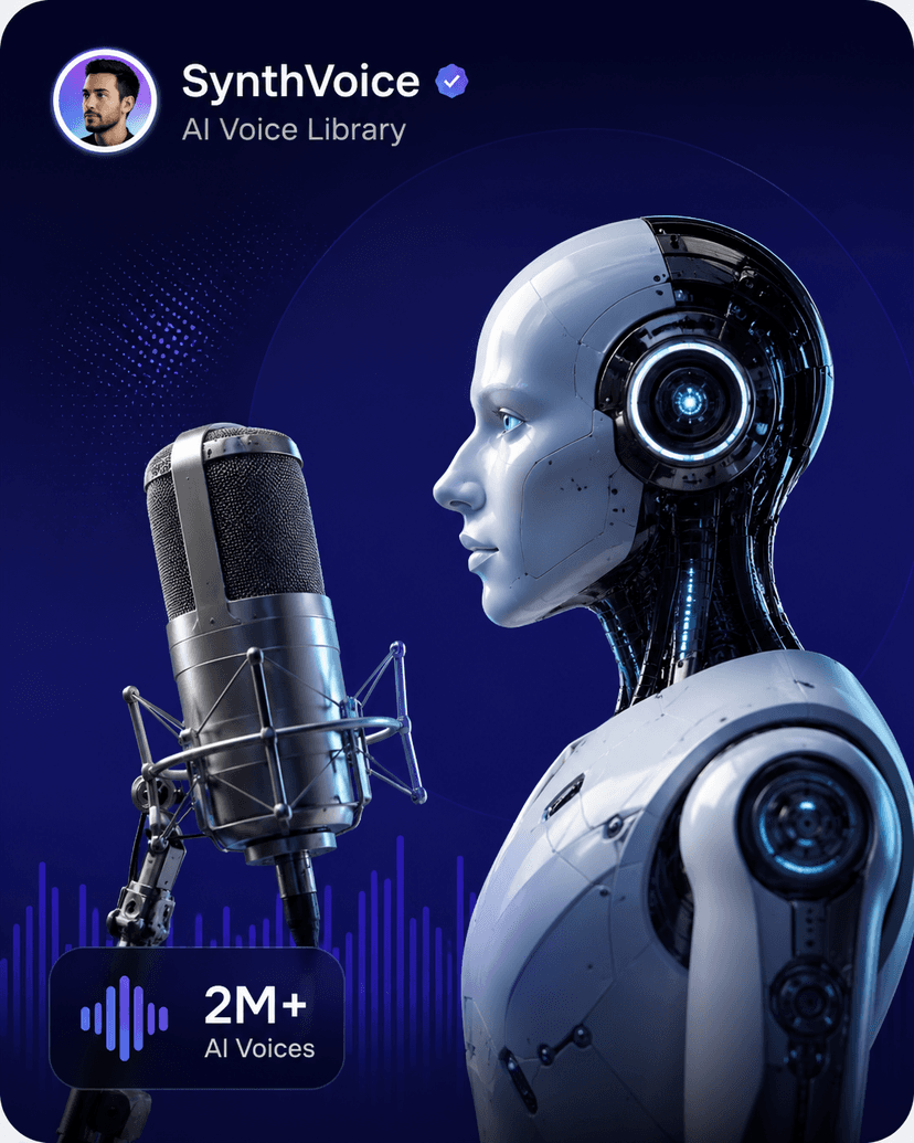 Explore 2M+ voices in the Voice