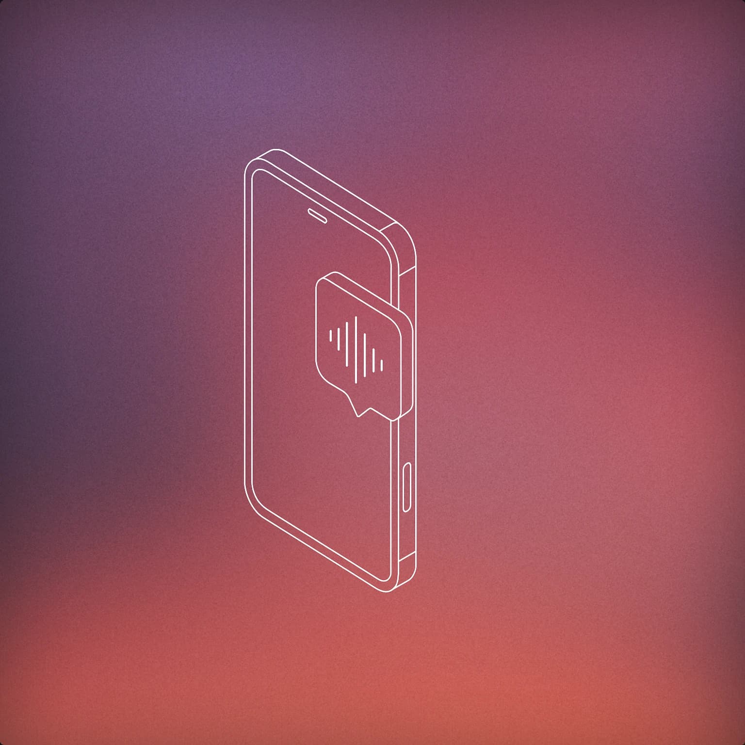 Social media voice changer illustration