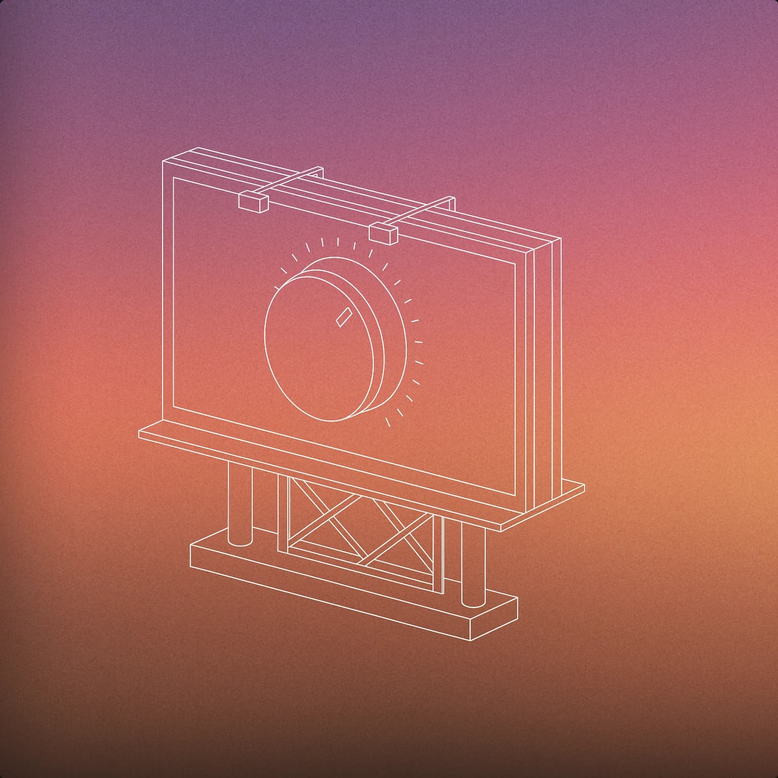 Advertisement voice changer illustration