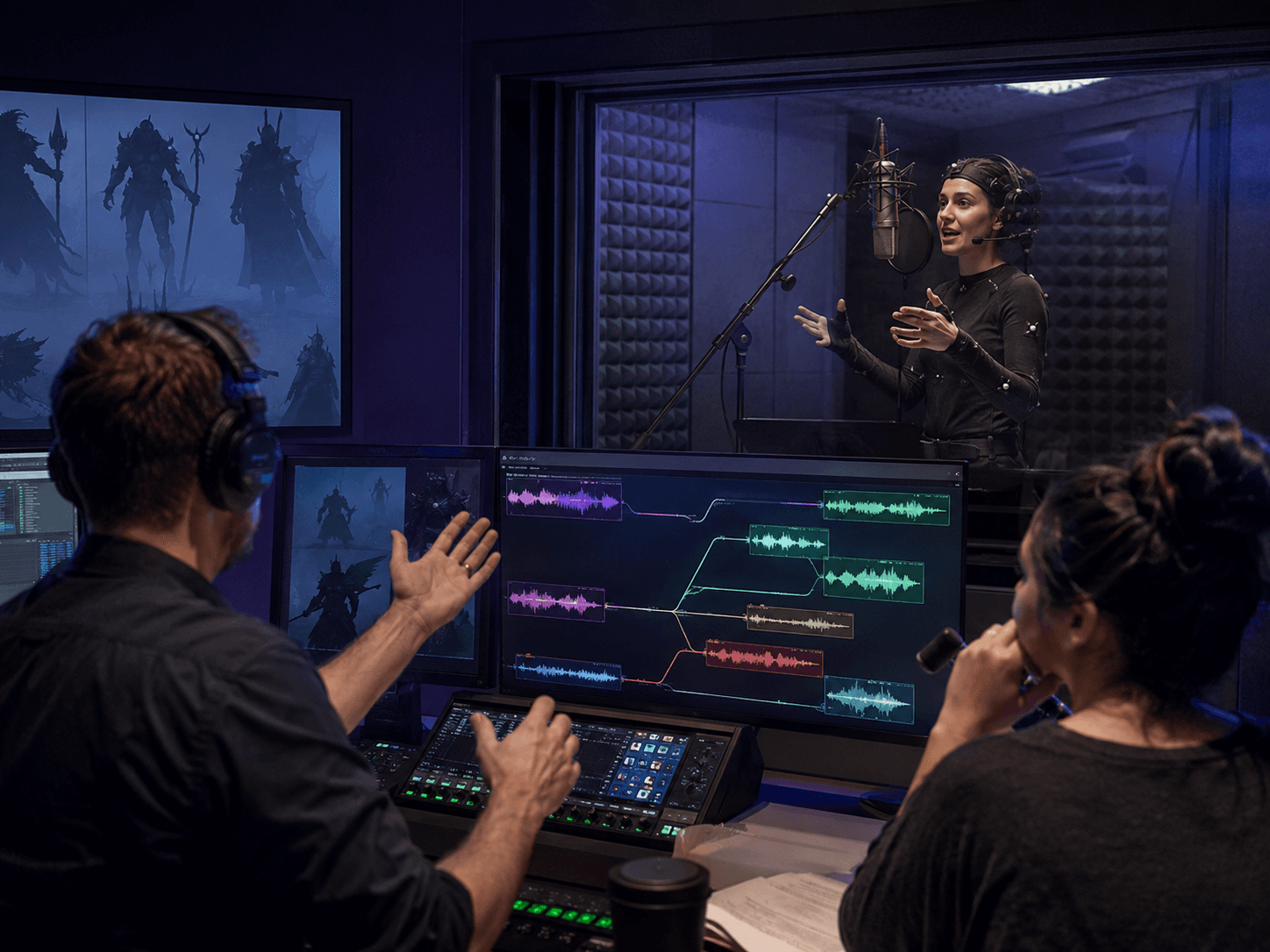 Game dialogue and character voices with Qwen Audio TTS